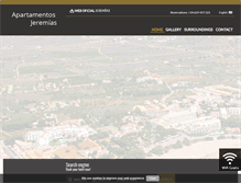 Tablet Screenshot of apartamentosjeremias.com